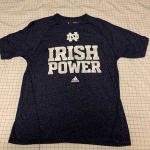 Adidas Climalite Notre Dame ‘Irish Power’ Tee